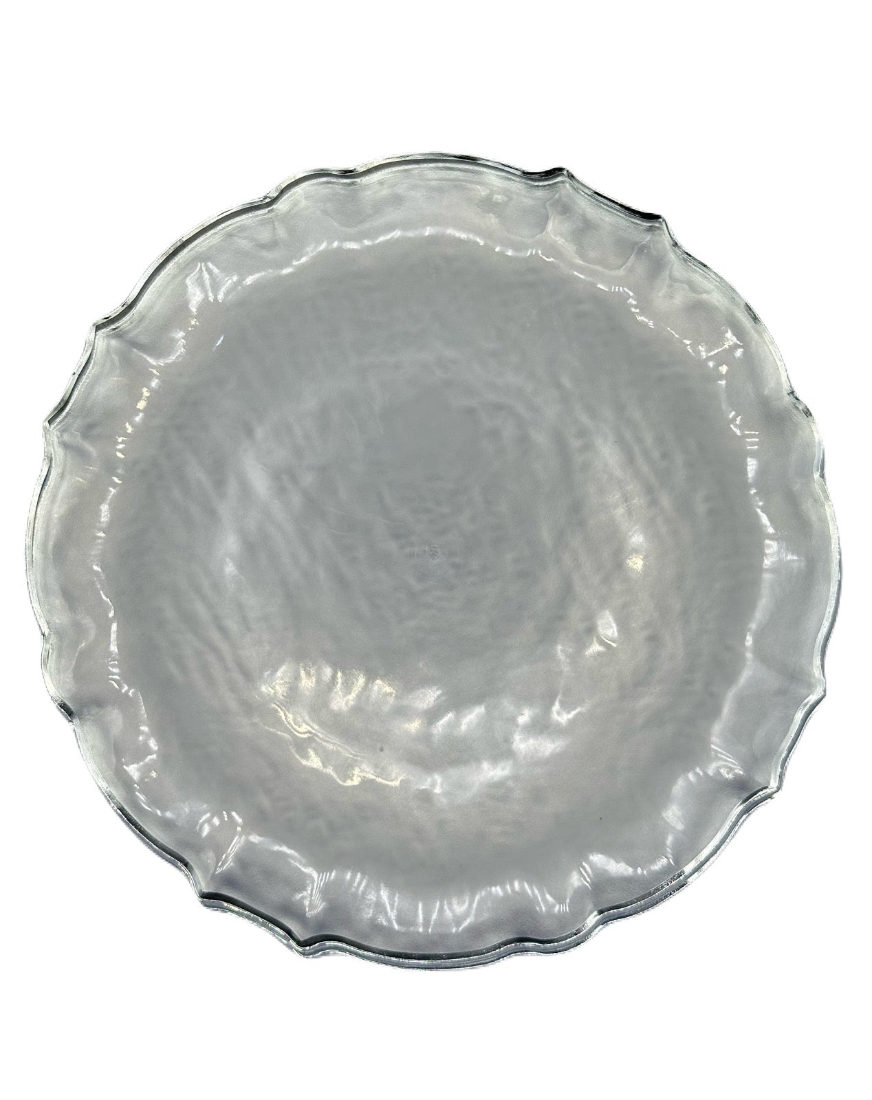 Assiettes Transparentes en Plastique Réutilisable (10pcs)