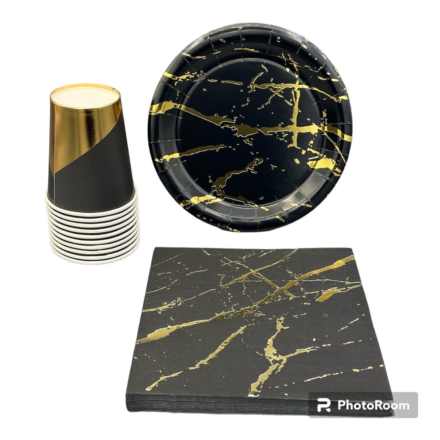Kit Marbre Noir/gold (10pcs)
