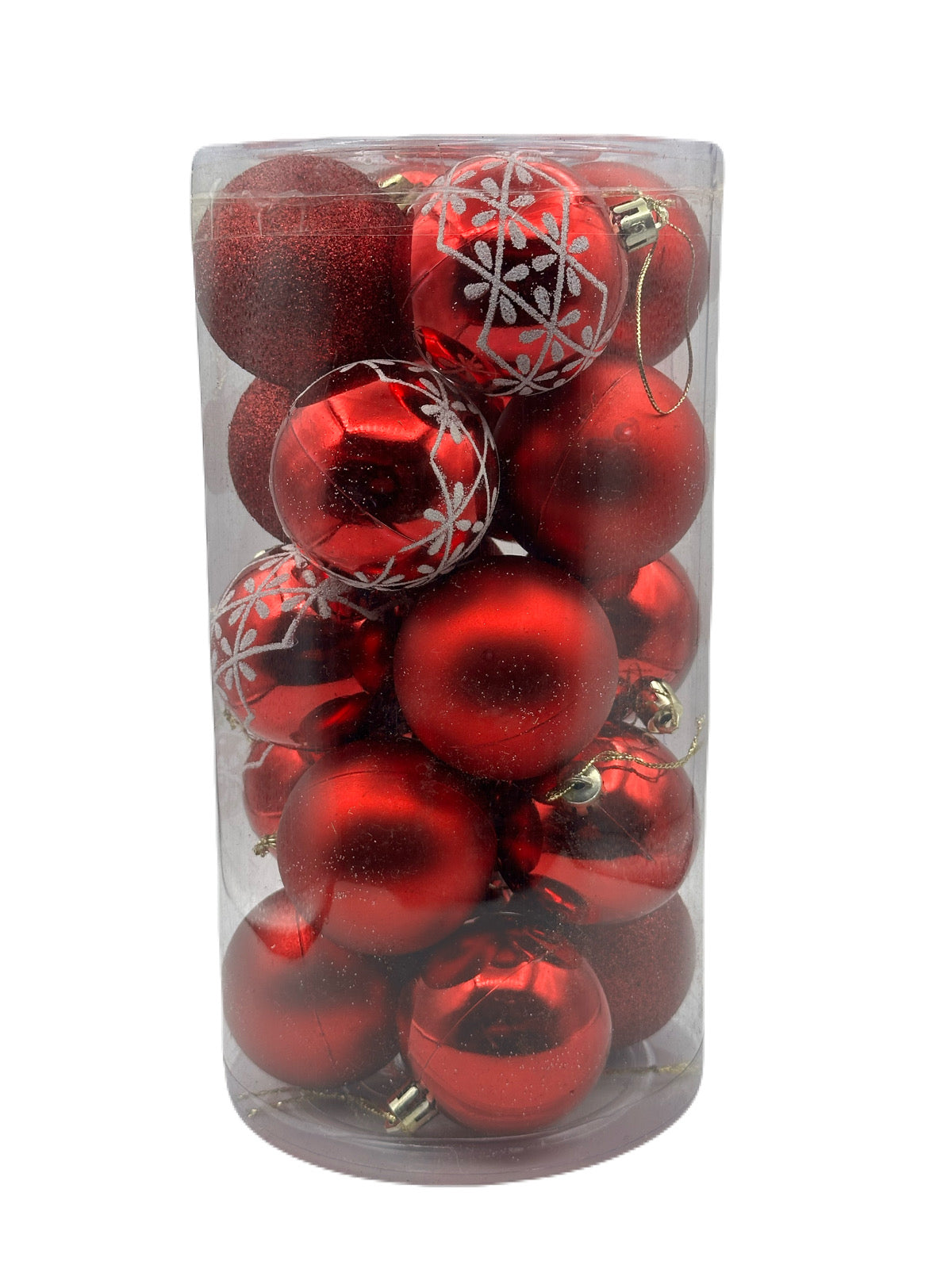 Boules de décoration rouge (20pcs)