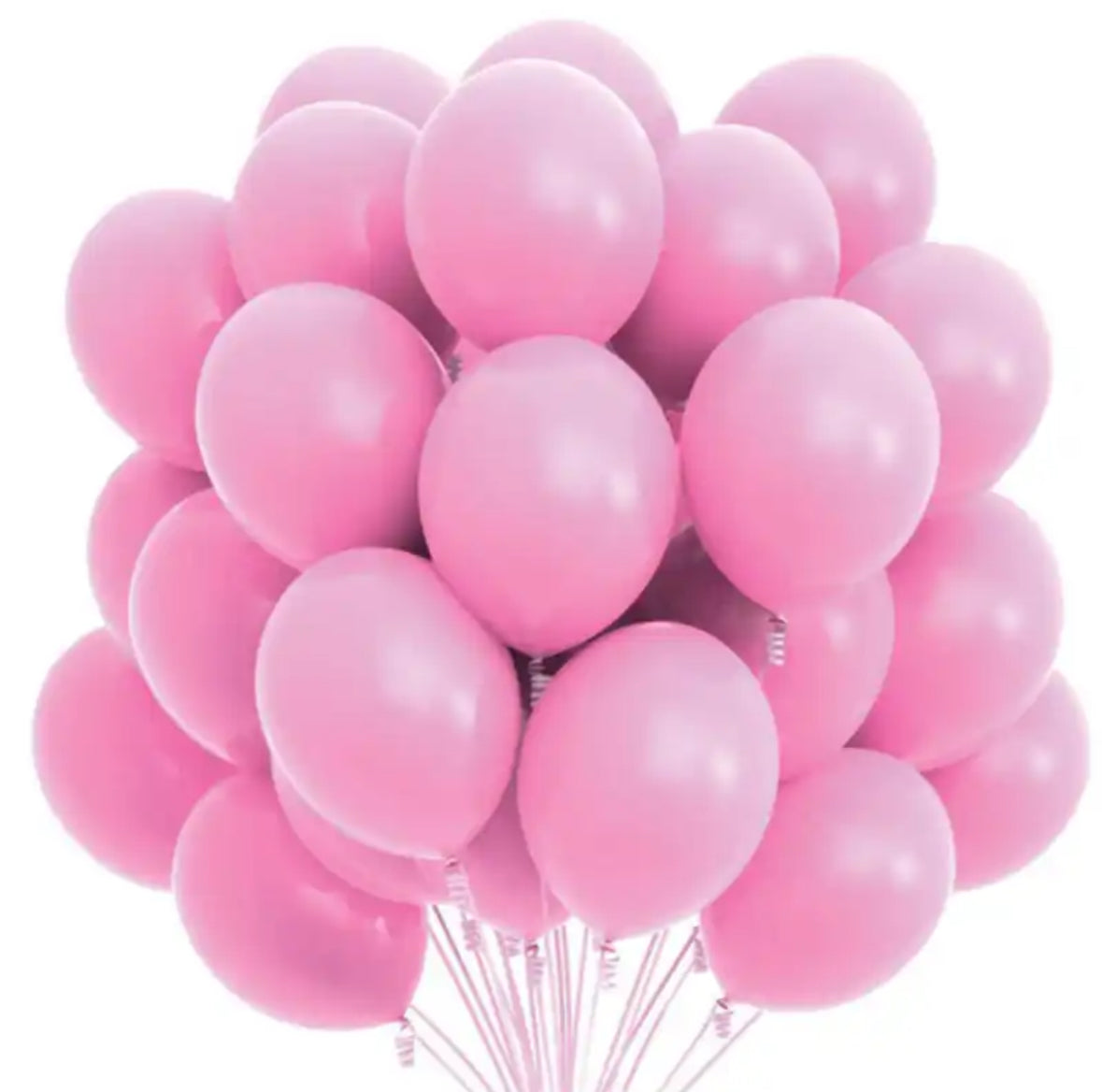 Ballons en Latex Couleur Unie (20 pcs)