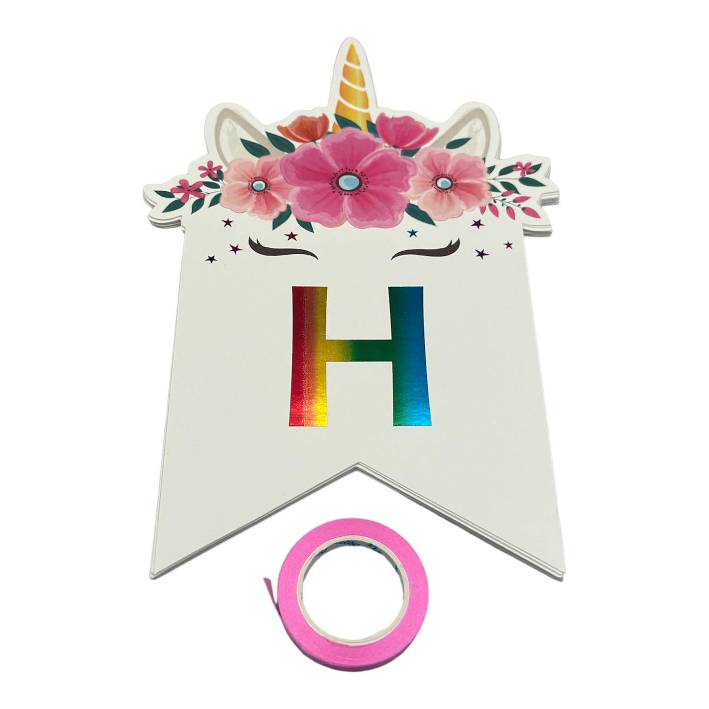 Guirlande Happy Birthday Licorne