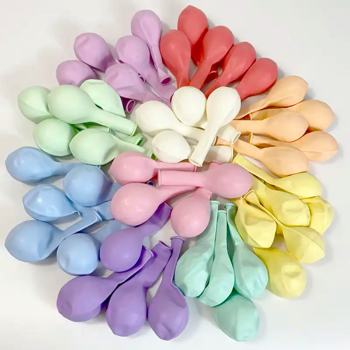 Ballons Couleurs Pastel (25pcs/100pcs)