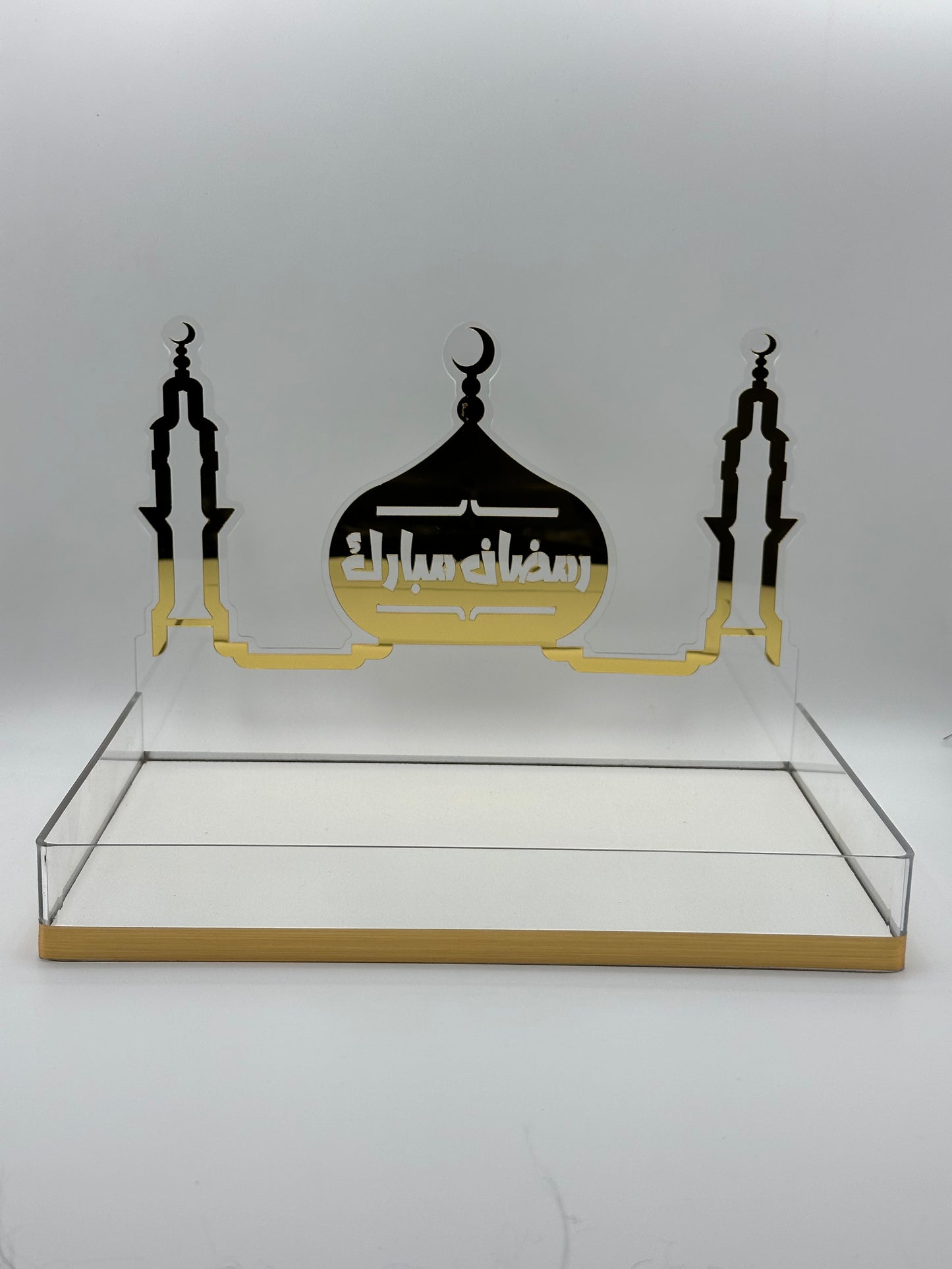 Décoration Ramadan Plateau en Plexi Glass