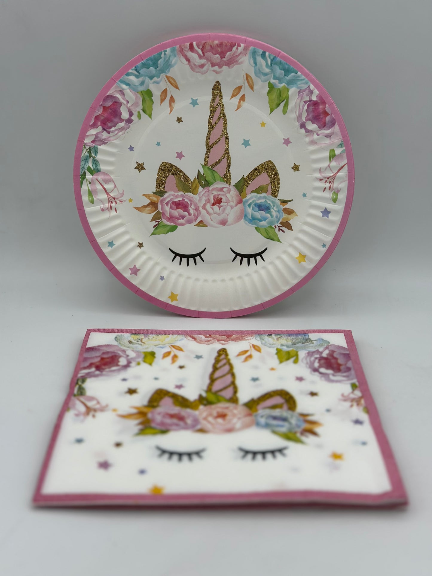 Kit Assiettes et Serviettes Disney (10pcs)