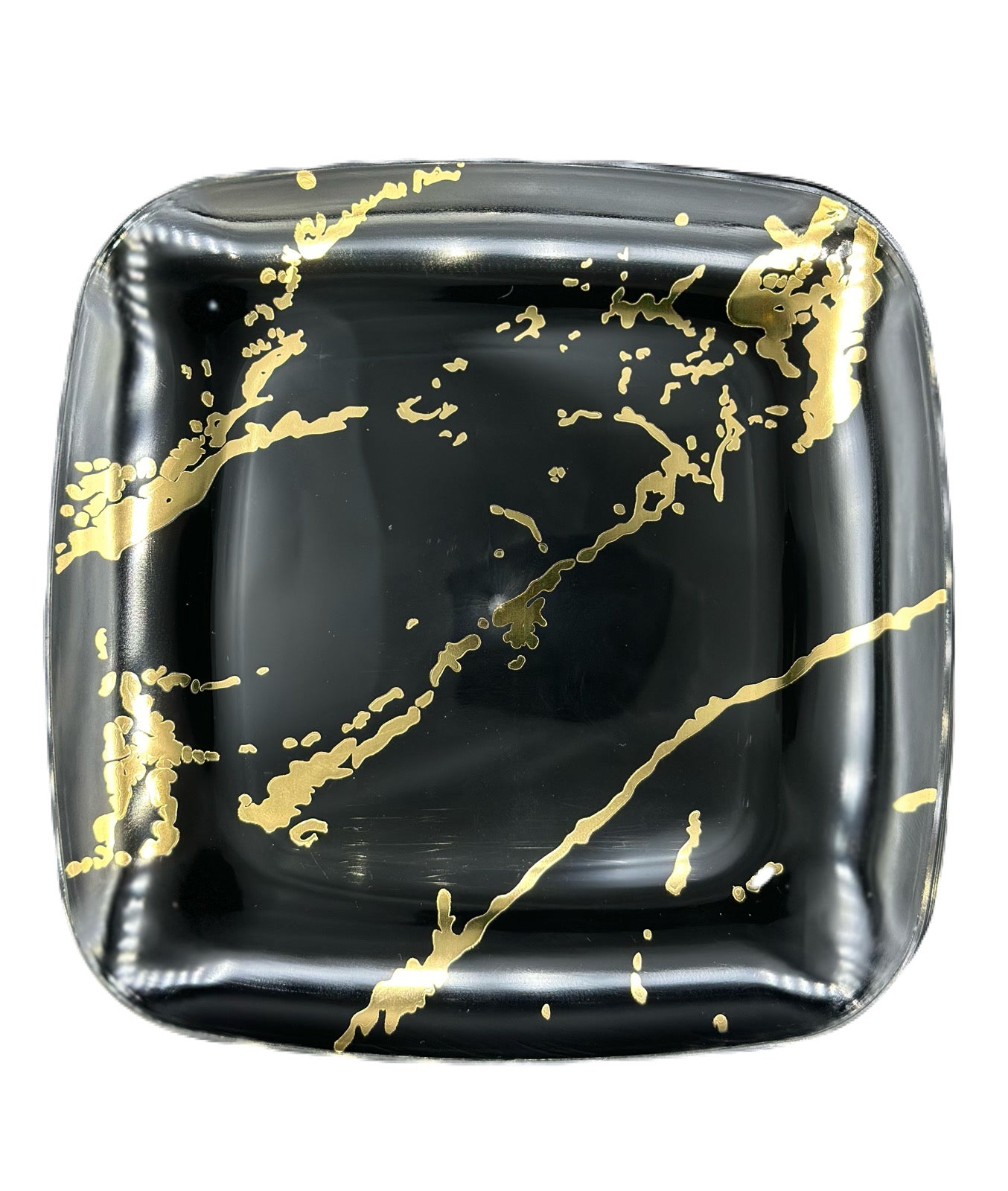 Assiettes Carrées En Plastique Réutilisable (10pcs)