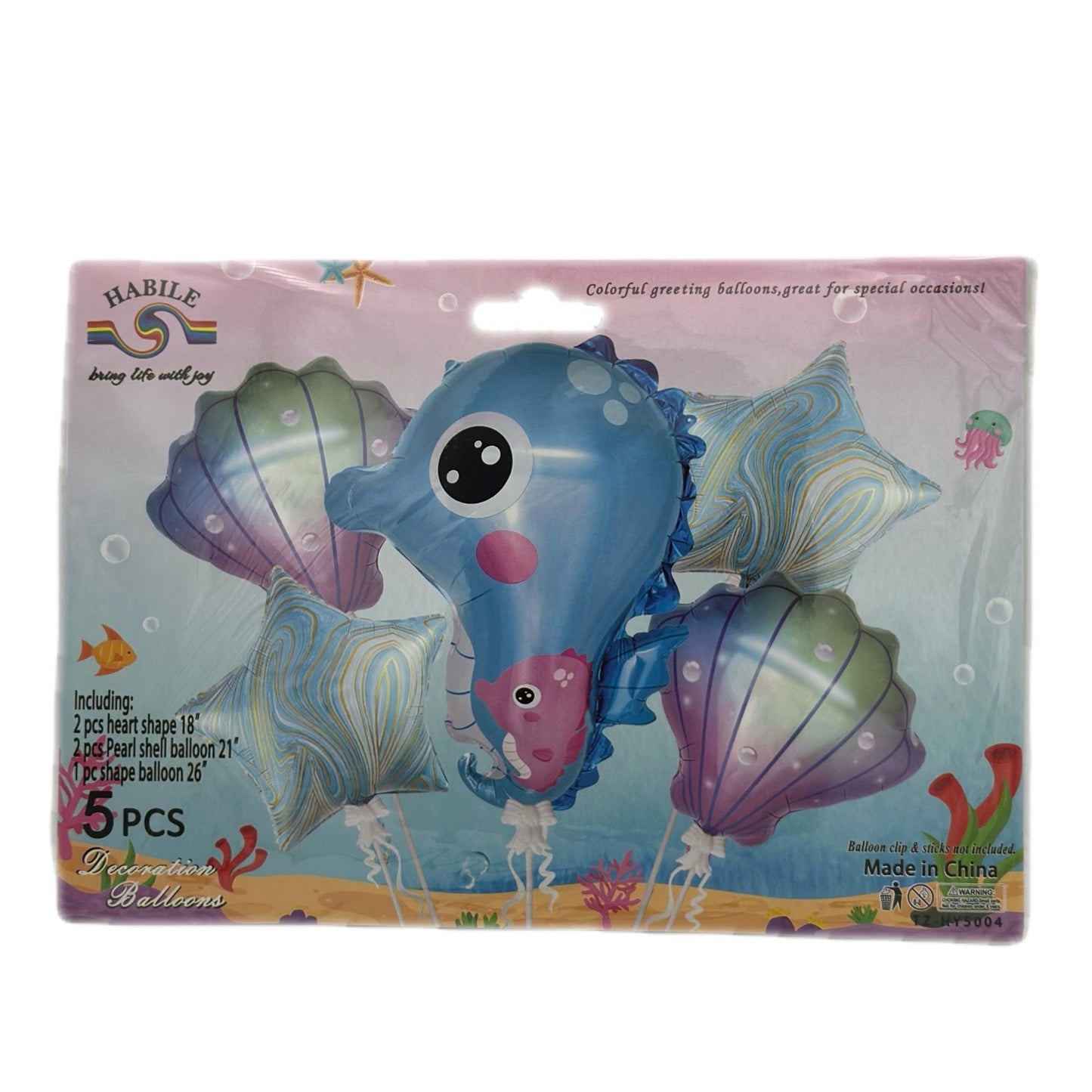 Ballons Gonflable à Theme (5pcs)