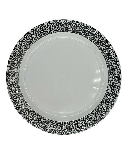 Assiettes En Plastique réutilisable (10pcs)