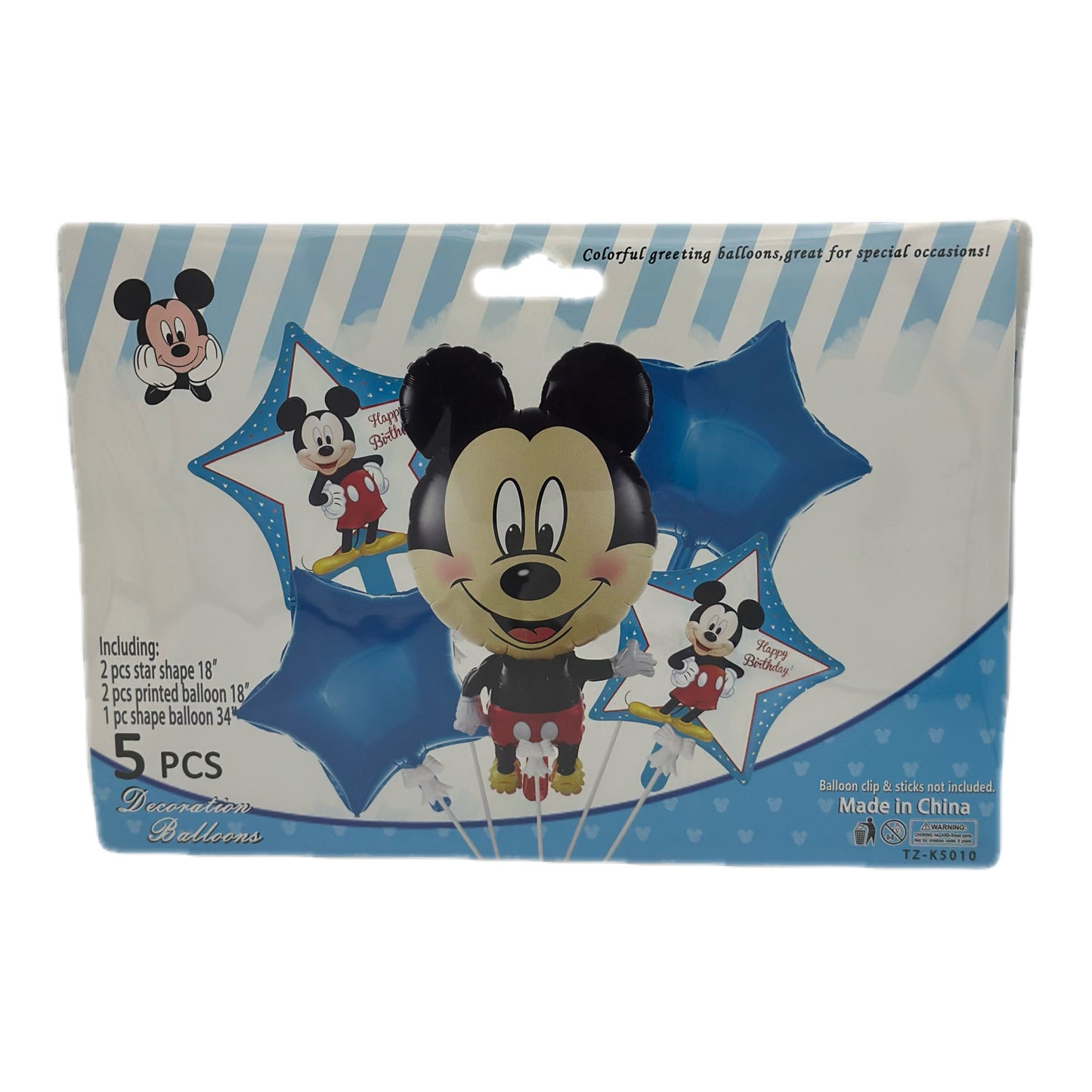 Ballons Gonflable à Theme (5pcs)