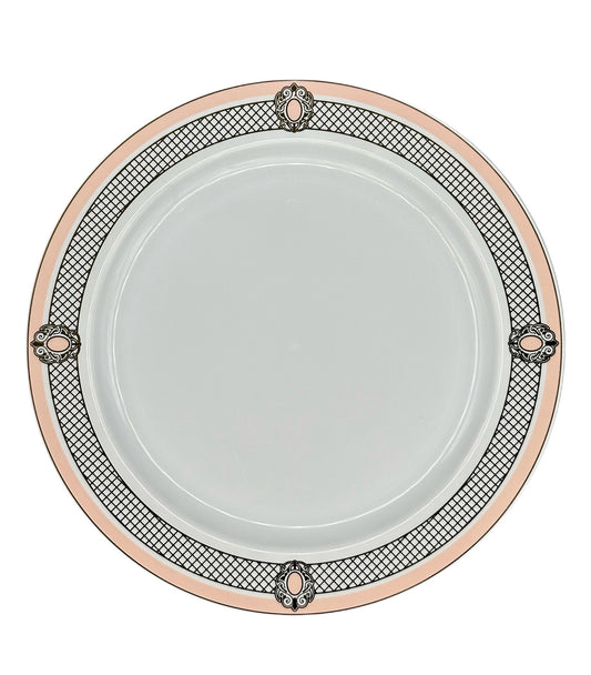 Assiettes En Plastique Réutilisable Bleu Rose (10pcs)