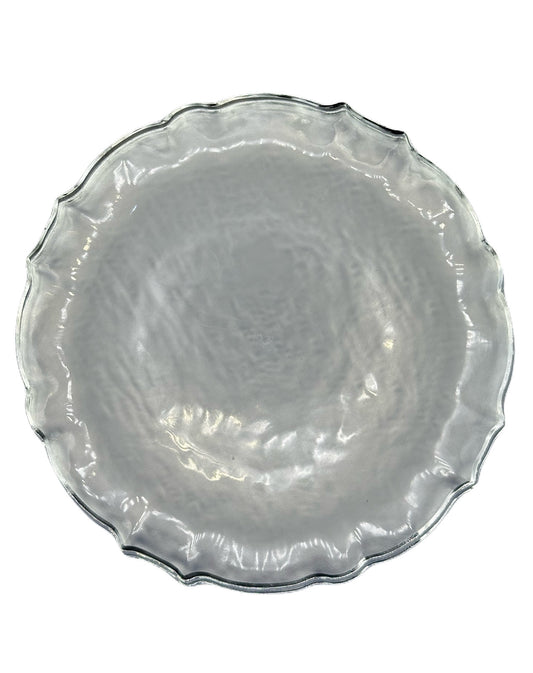 Assiettes Transparentes en Plastique Réutilisable (10pcs)