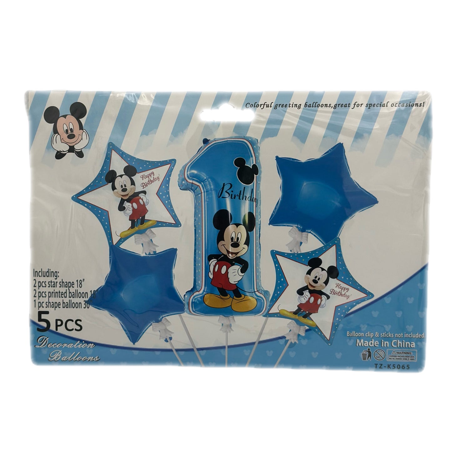 Ballons Gonflable à Theme (5pcs)