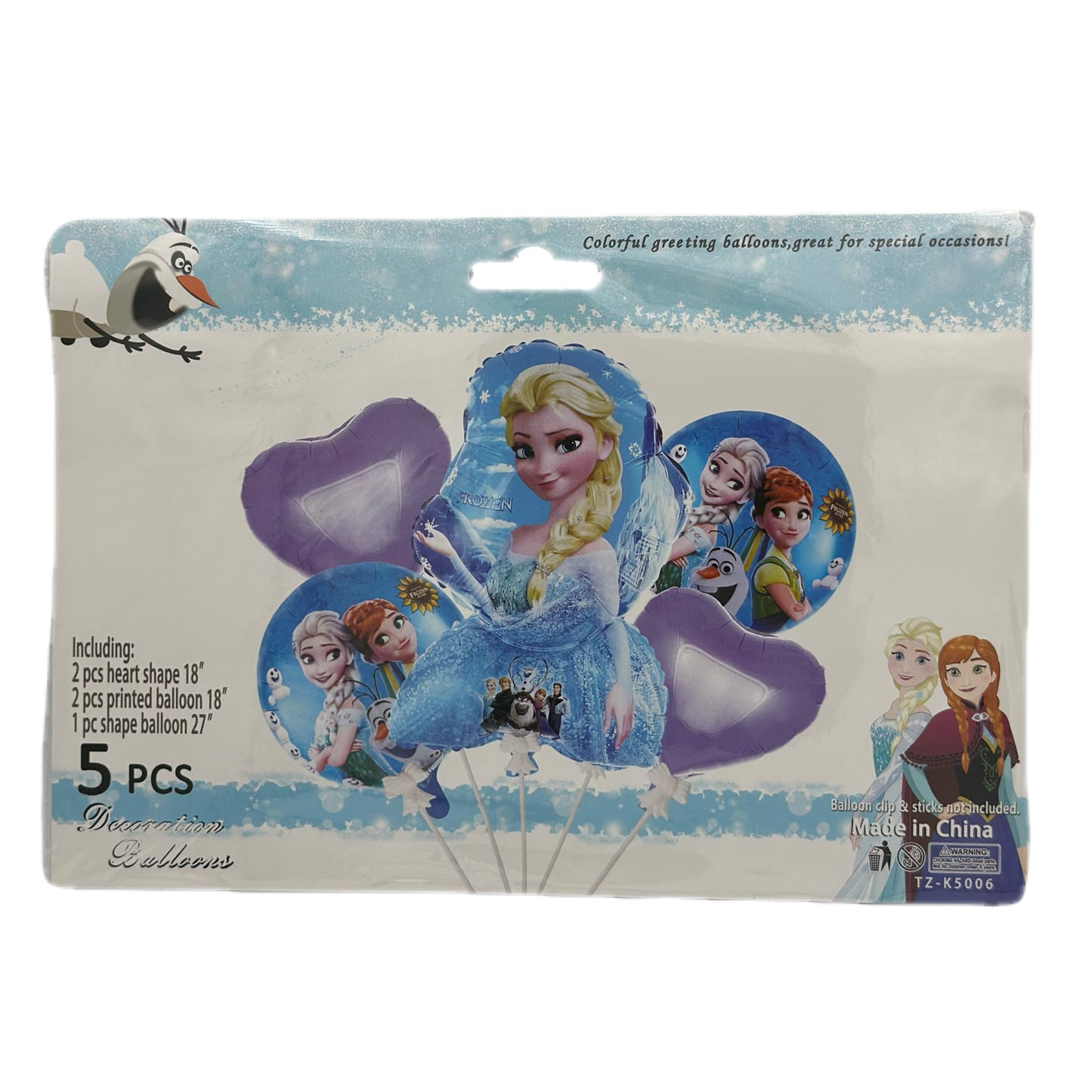 Ballons Gonflable à Theme (5pcs)
