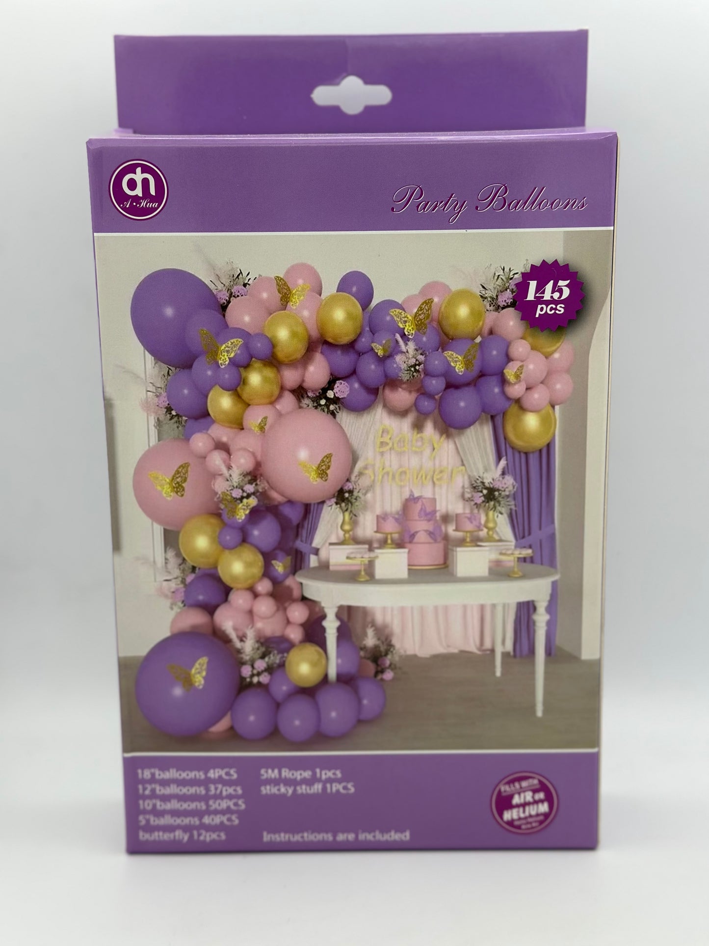 Arche à ballons avec fournitures