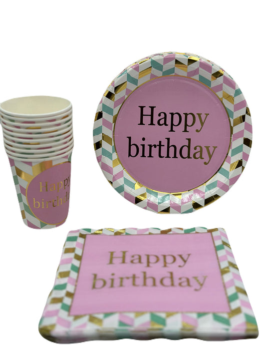 Kit Happy Birthday Rose (10pcs)