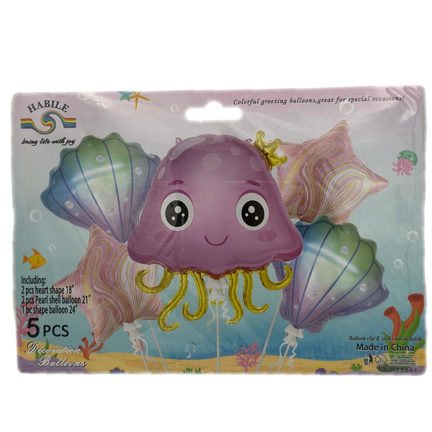 Ballons Gonflable à Theme (5pcs)