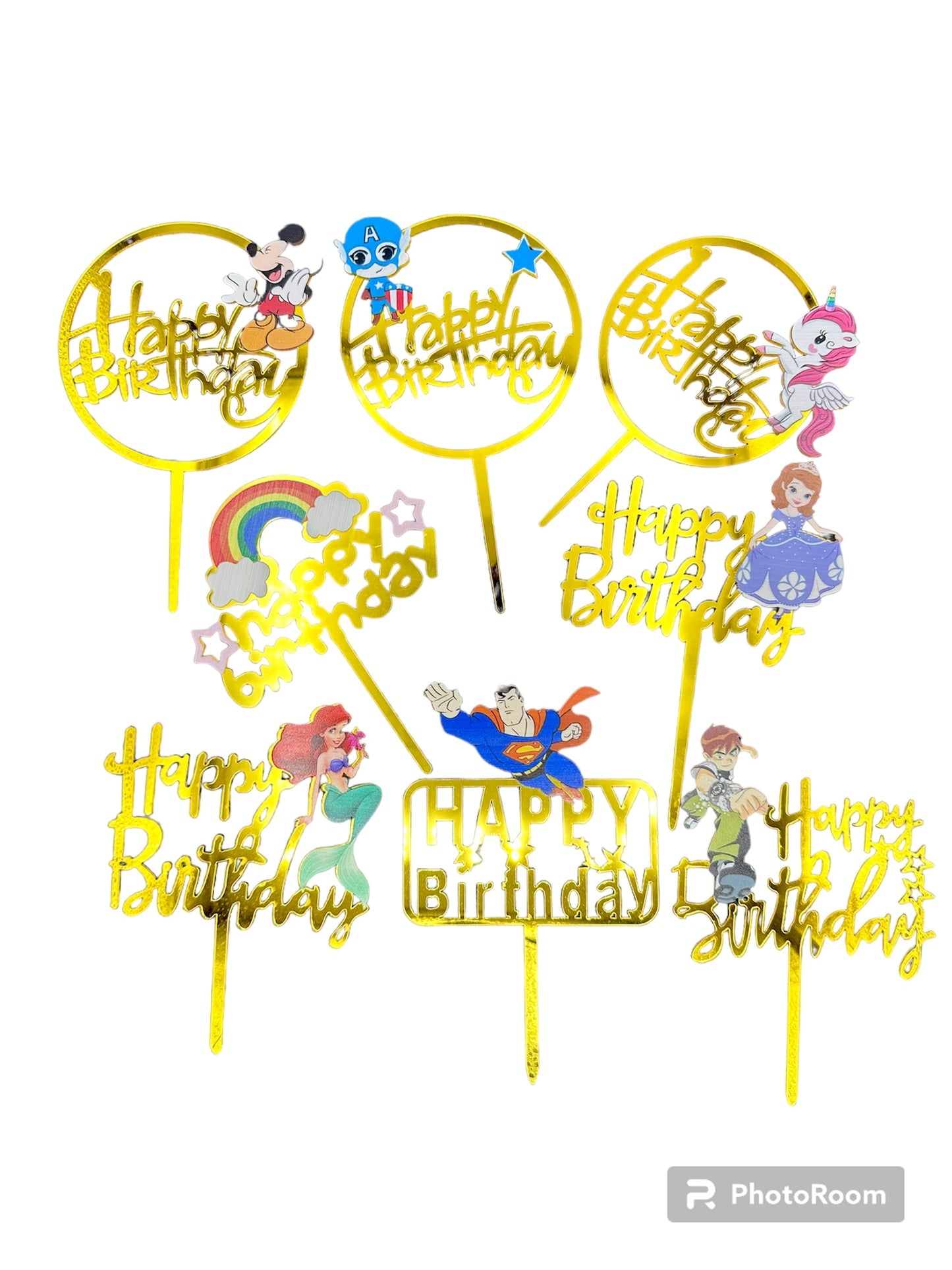 Toppers Happy Birthday Disney