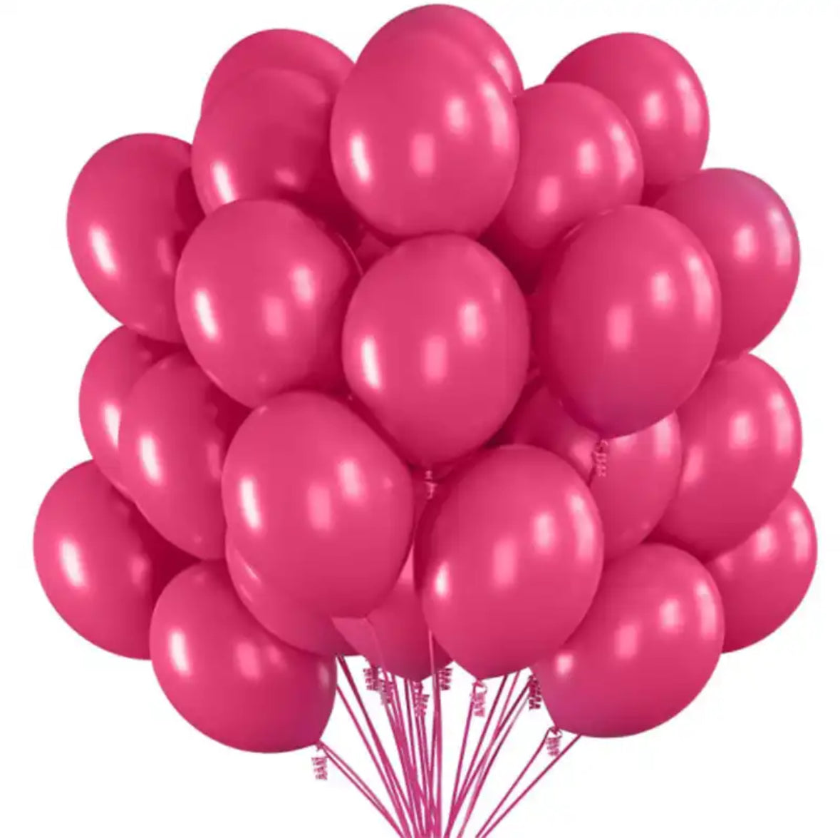 Ballons en Latex Couleur Unie (20 pcs)
