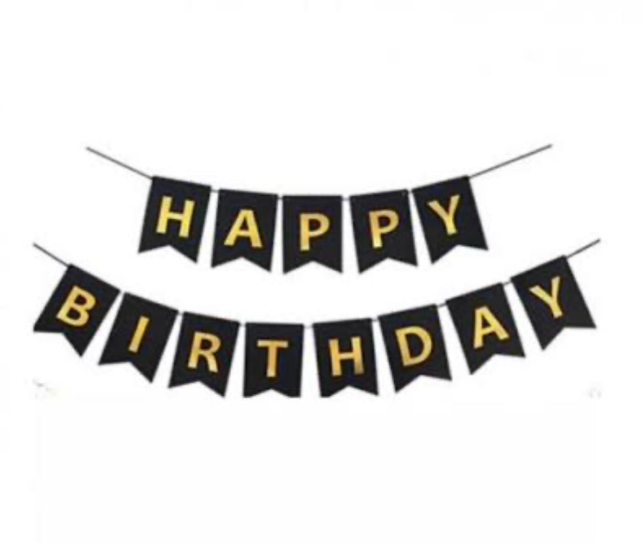 Guirlande Happy Birthday En Carton