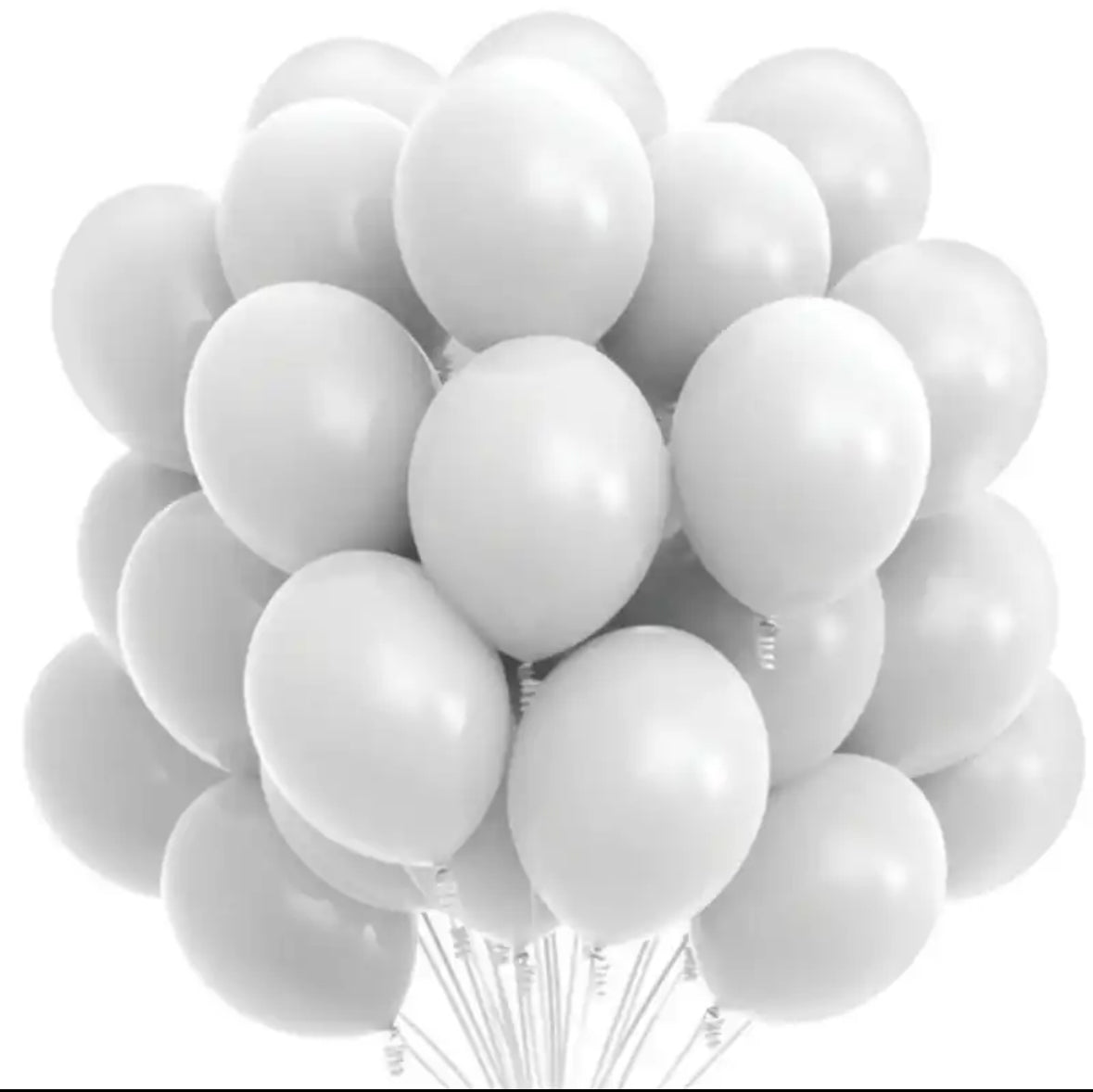 Ballons en Latex Couleur Unie (20 pcs)