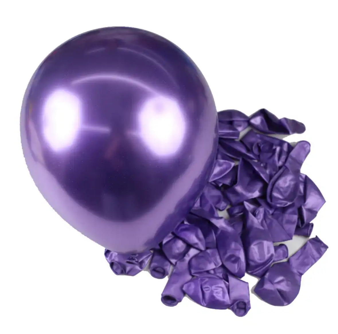 Ballons en Latex Chromé 12° (20pcs/50pcs)