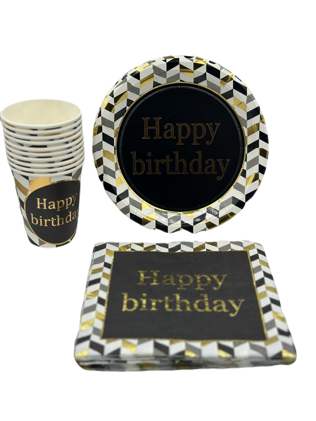 Kit Happy Birthday Noir(10pcs)
