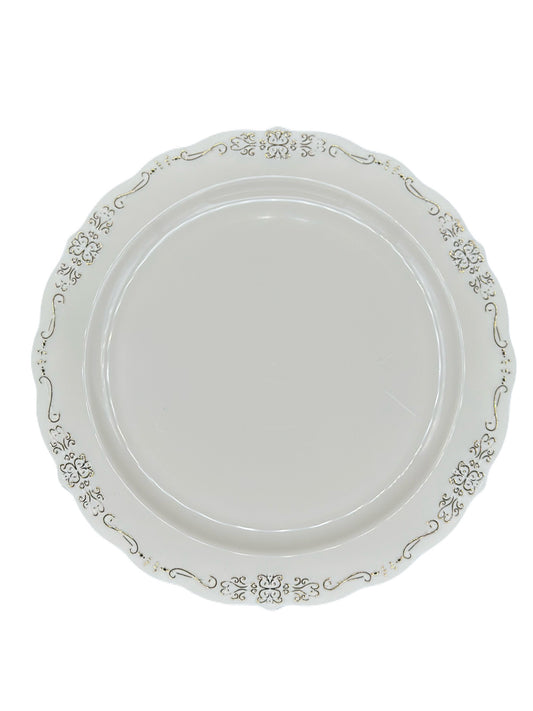 Assiettes en Plastique Réutilisable (10pcs)