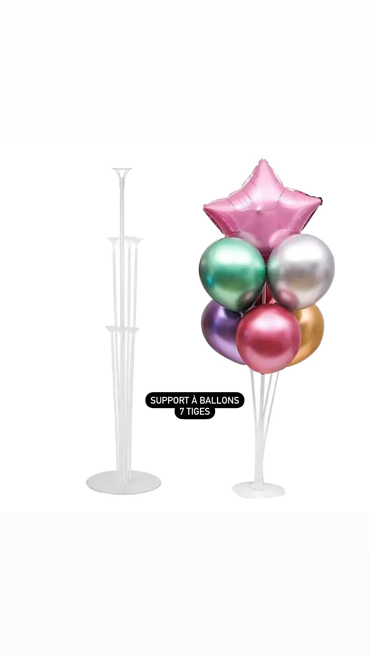 Support à Ballons 7 Tiges