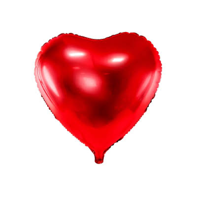 Ballons Coeur Aluminium (1pcs)