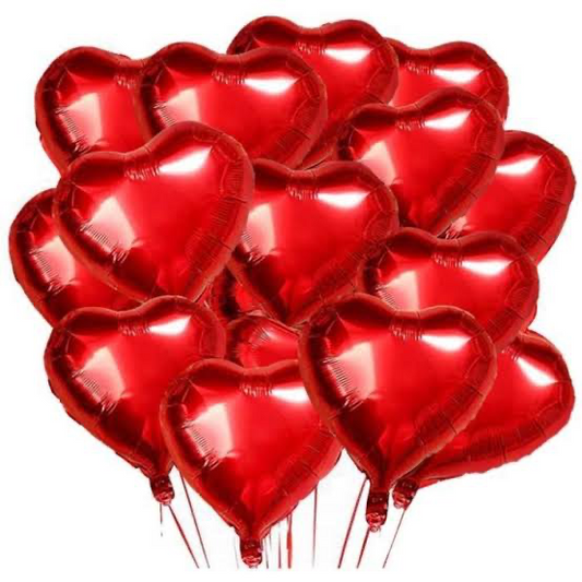 Ballons Coeur Aluminium (1pcs)
