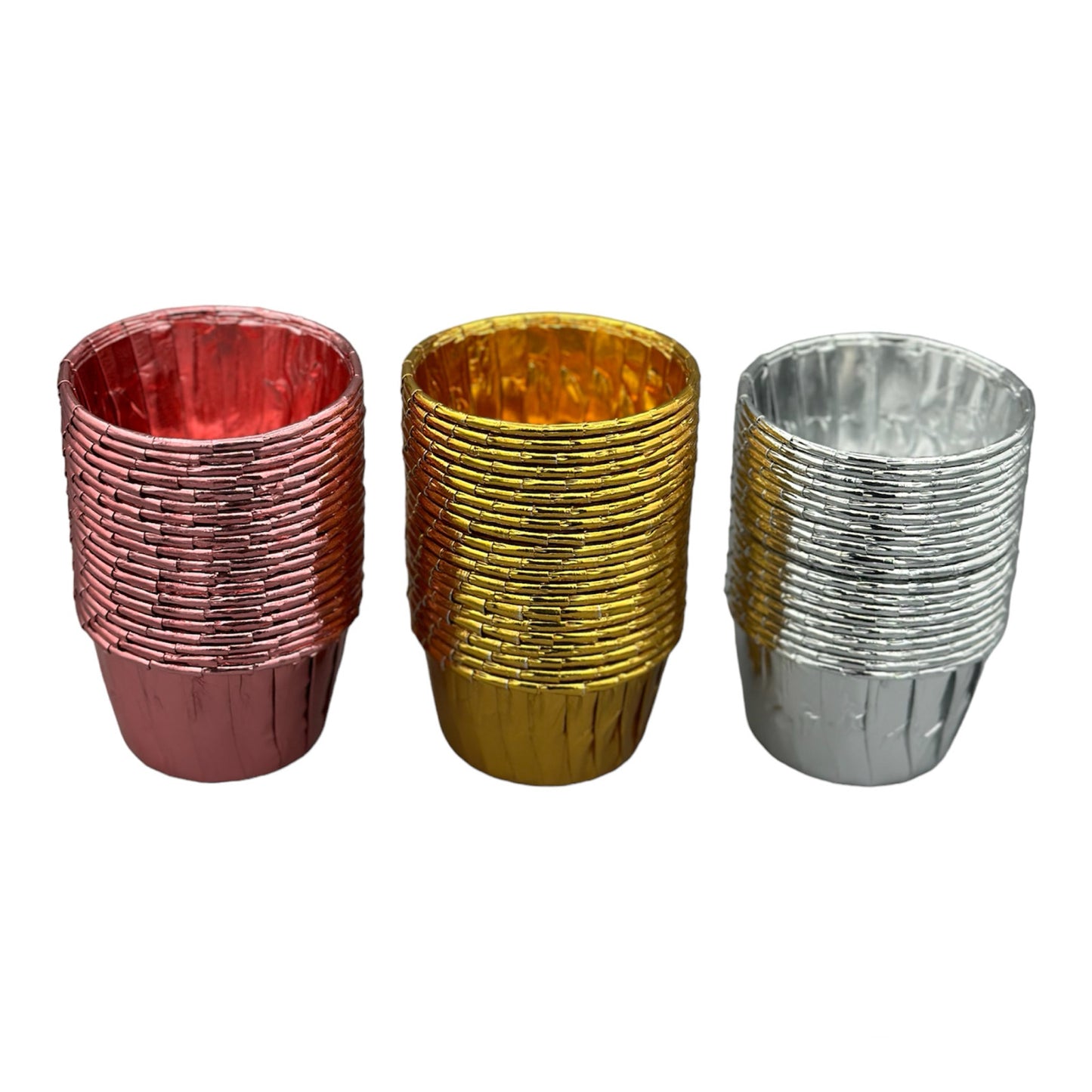 Caissette à cupcakes chrome (20pcs)
