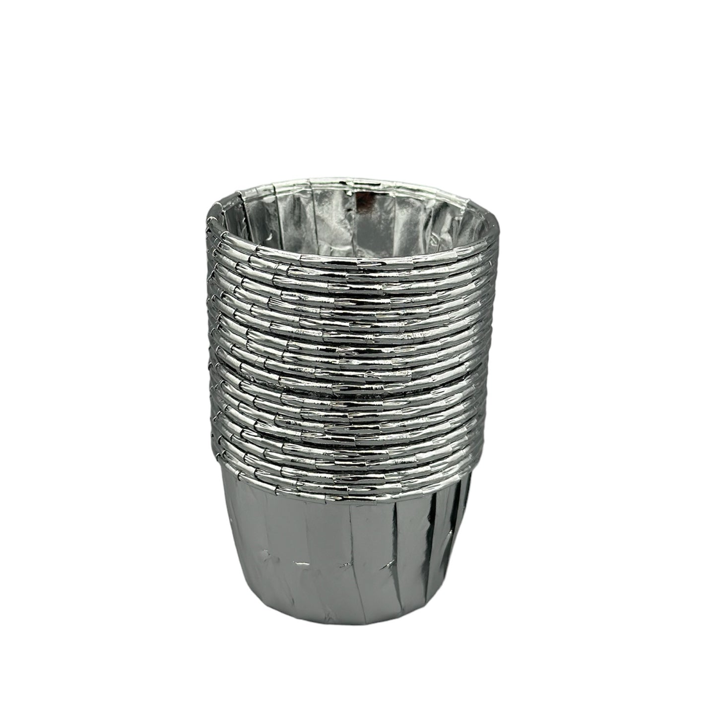 Caissette à cupcakes chrome (20pcs)