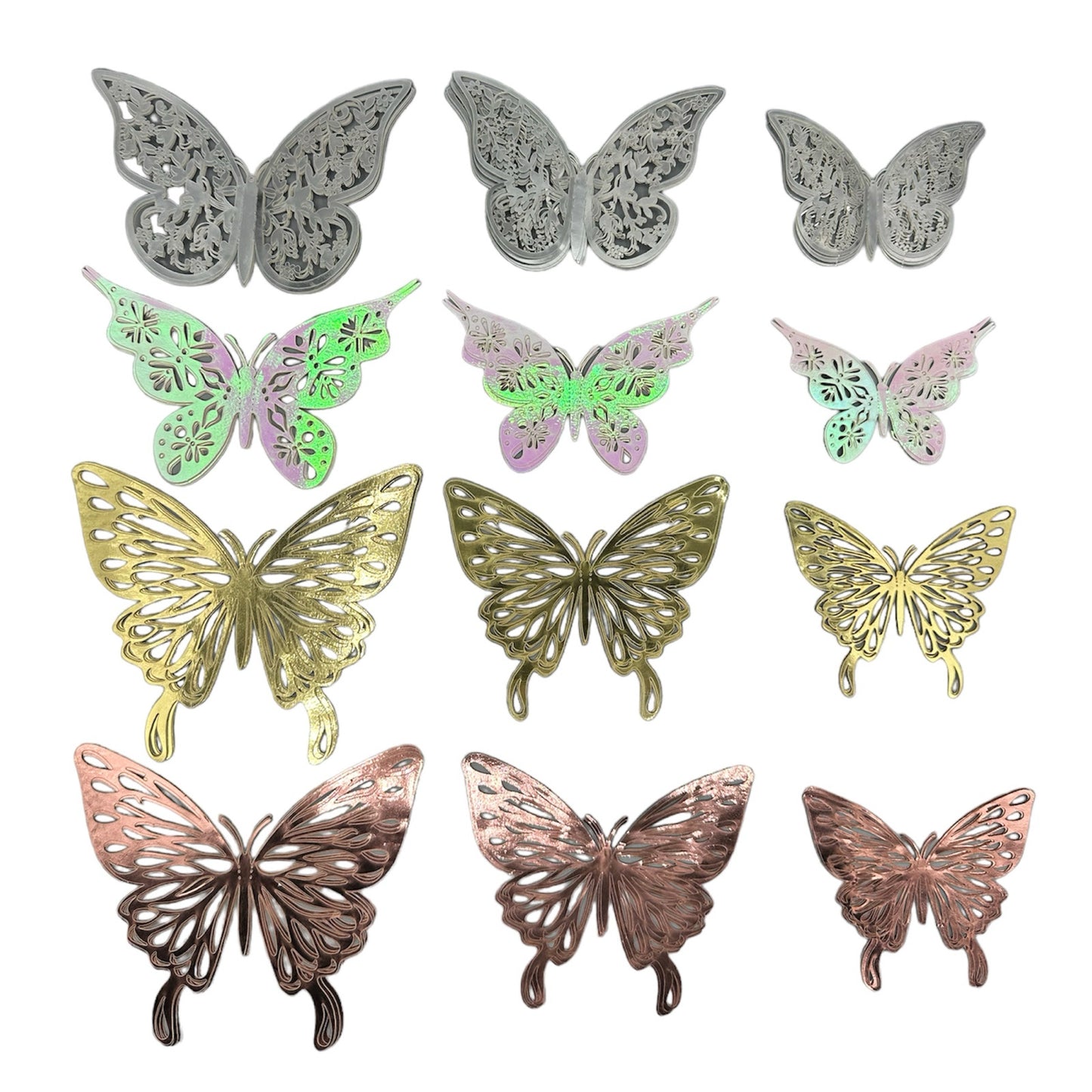 Papillons de décoration 12pcs
