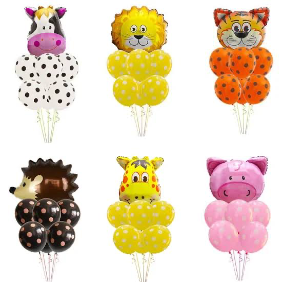 Ballons animaux 7pcs