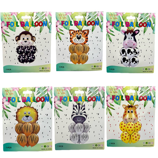 Ballons animaux 7pcs