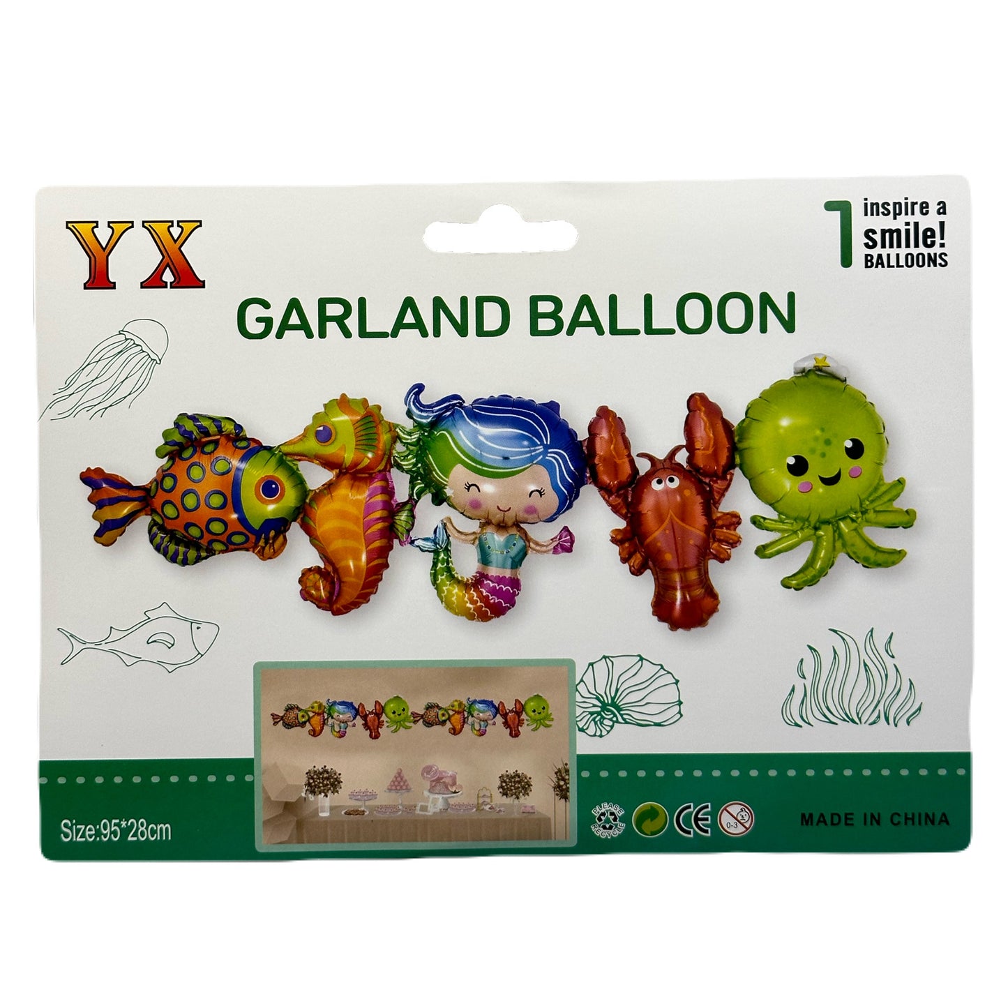 Ballons horizontaux à thèmes