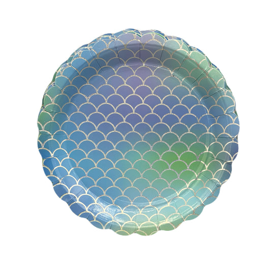 Assiette En Carton Poisson (10pcs)