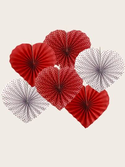 Coeur En Carton (6pcs)