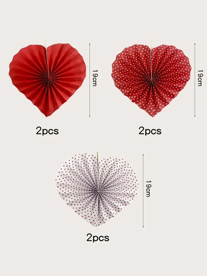 Coeur En Carton (6pcs)