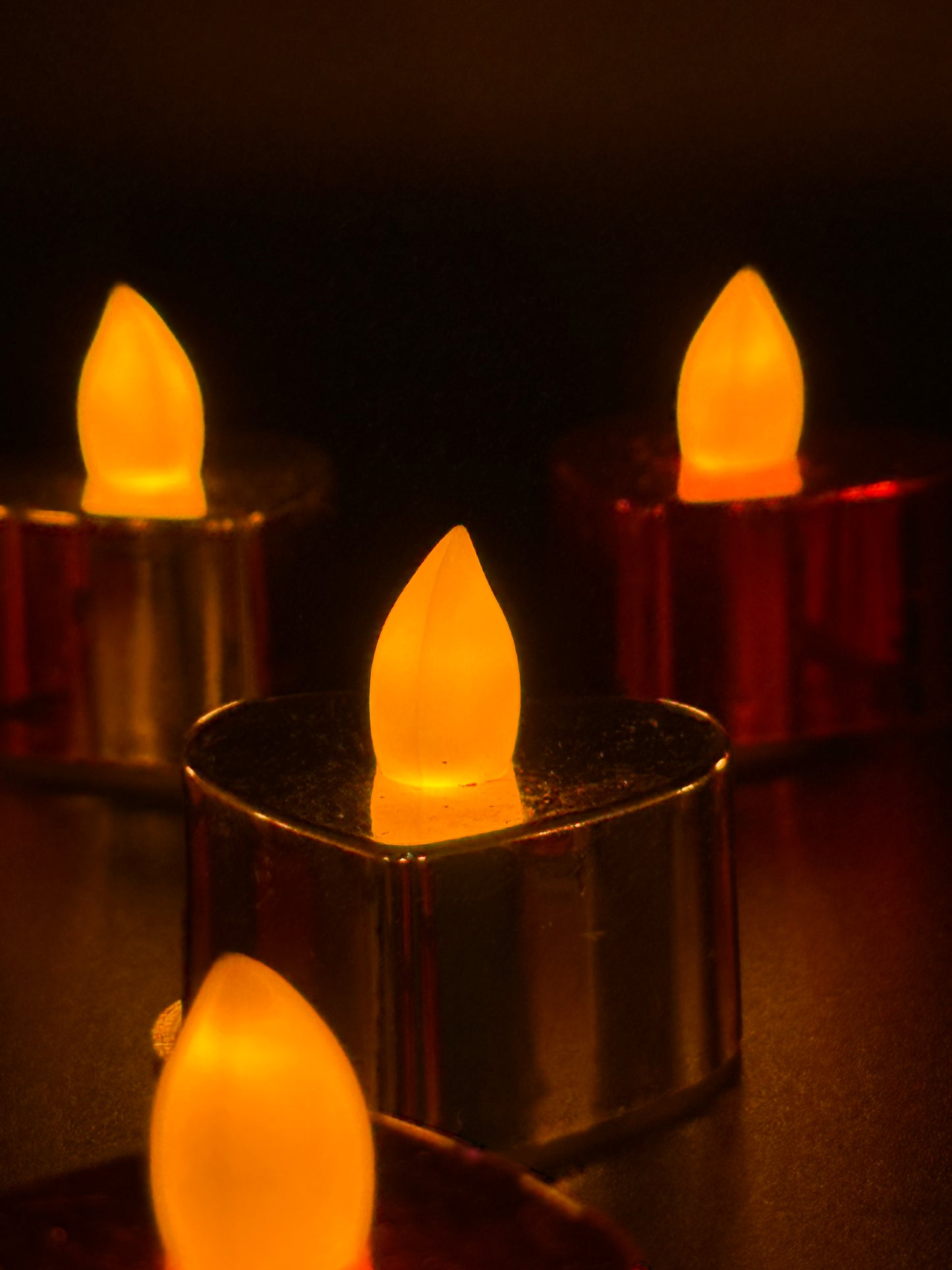 Bougies chauffe plat led (12pcs)