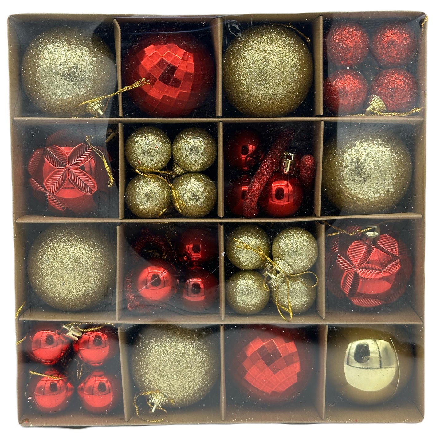 Boules de décorations à accrocher (34pcs)