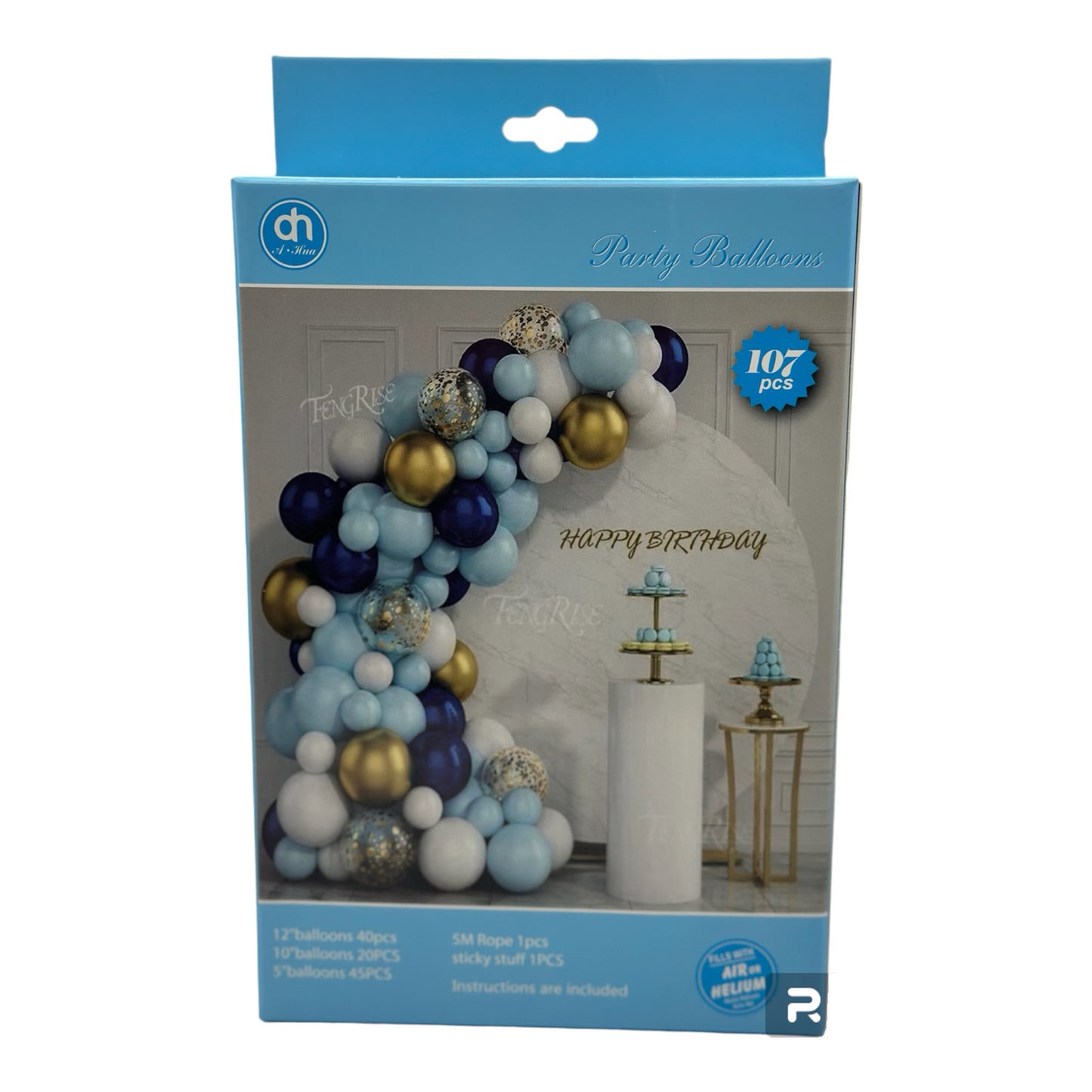 Arche à ballons avec fournitures