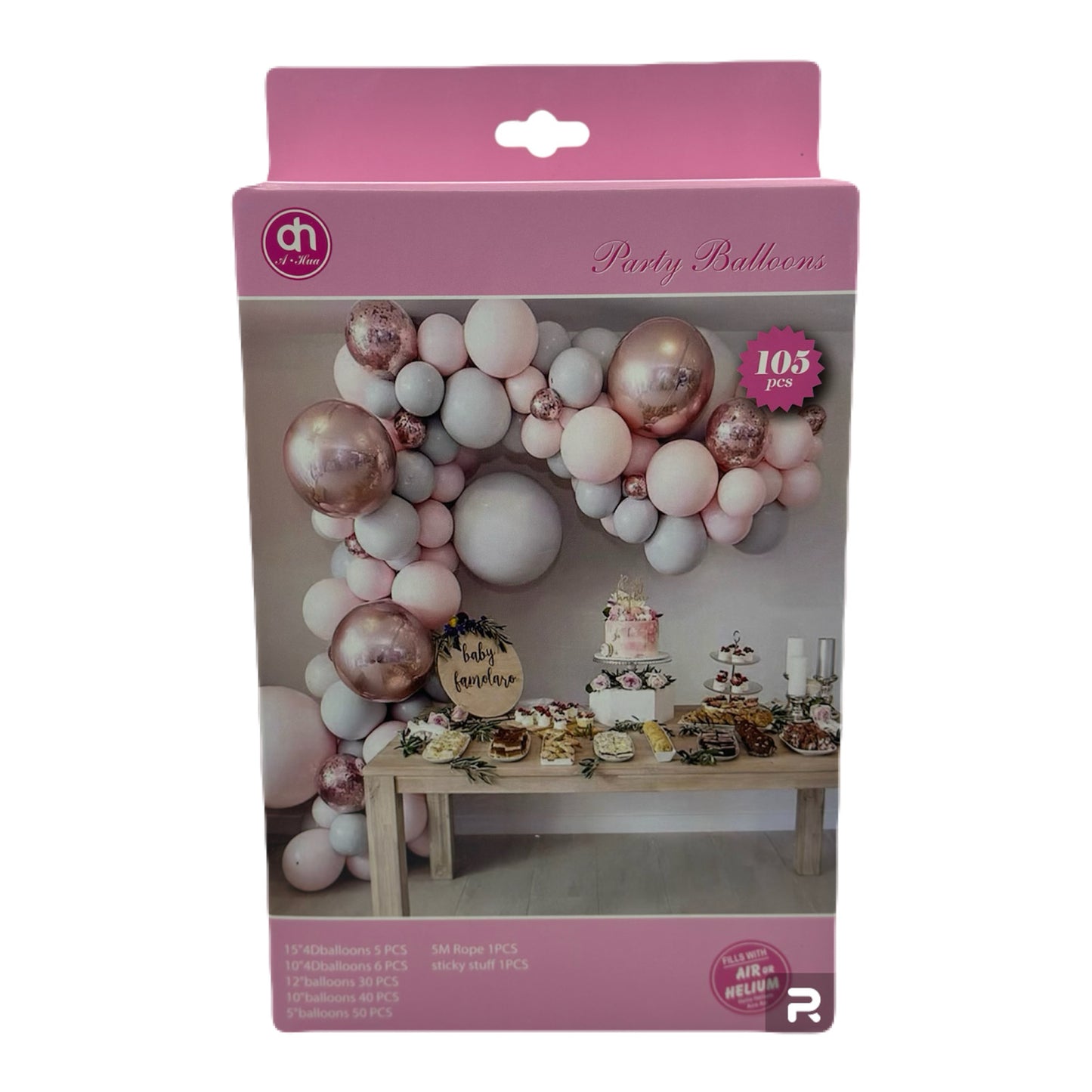 Arche à ballons avec fournitures