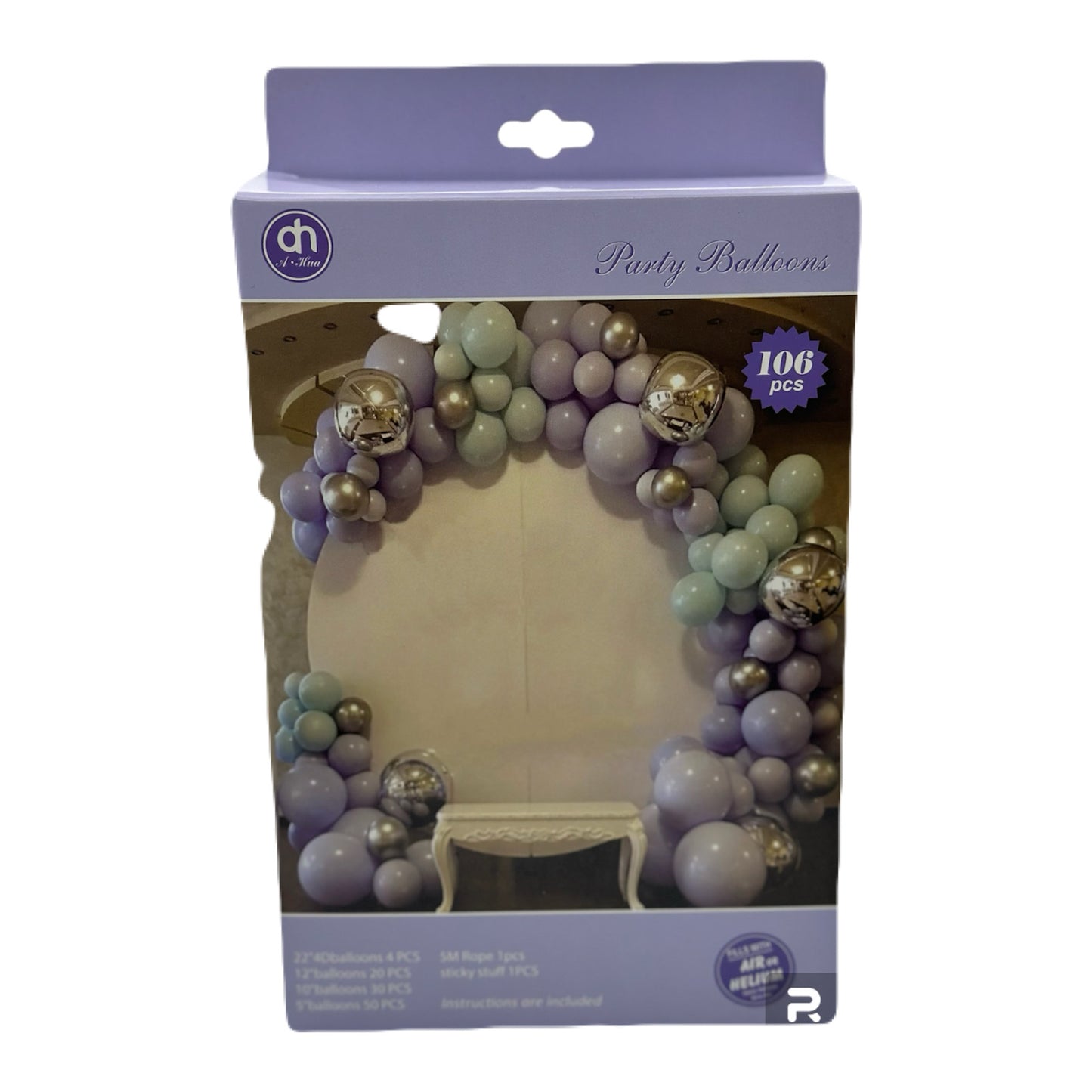 Arche à ballons avec fournitures